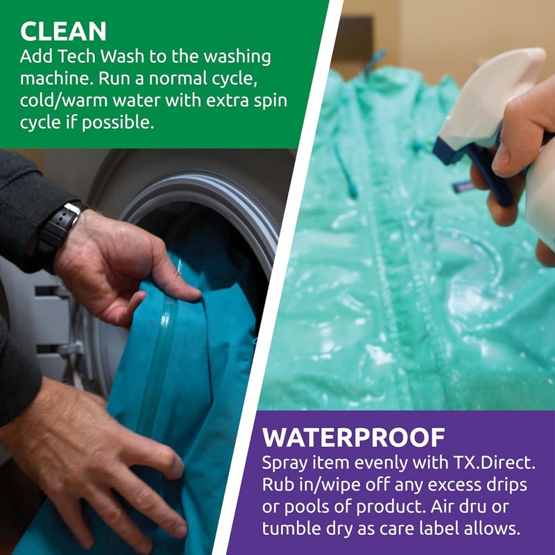 Nikwax TX.Direct Spray-On Waterproofing for Rain and Snow Clothing - 500 ml - Image 5